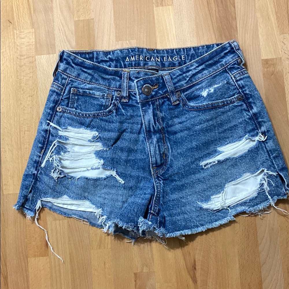 American Eagle Outfitters Blue Denim Women's Shorts